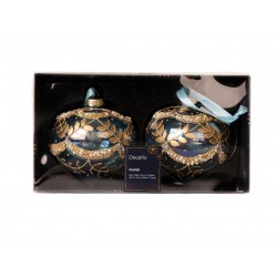 Boite D'Oignon X2 Bleu/Or...