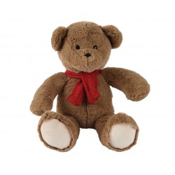 Peluche Ours Echarpe Brun...