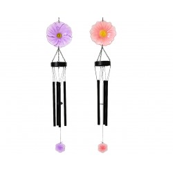 Carillon Fleurs En Verre...