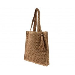 Sac De Plage Pompon Naturel...