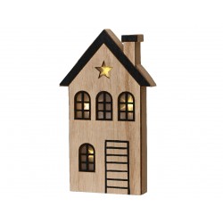 Maison Fenètre Bois Led...