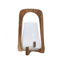 Lanterne Bois Pot Naturel...