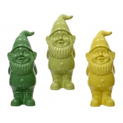 Gnome Vert En Céramique...
