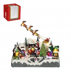 Scène Village+Traîneau...