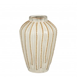 Vase Cathy Blanc Cassé En...