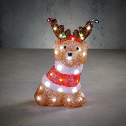 Cerf + Guirlande Led 40L...