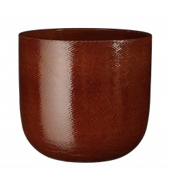 Cache-Pot Enzo Rond Ocre En...