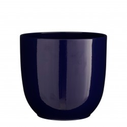 Cache-Pot Tusca Rond Bleu...