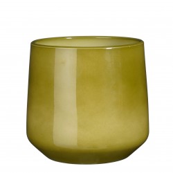 Cache-Pot Amber Rond Vert...