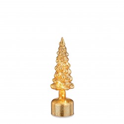 Sapin Rotatif À Pile Or En...