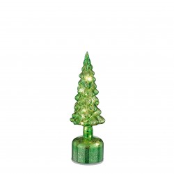 Sapin Rotatif À Pile Vert...