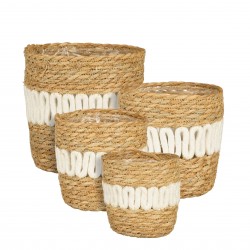 Panier Fernandez Rond Blanc...