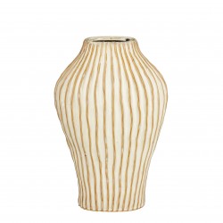 Vase Timo Blanc Cassé En...