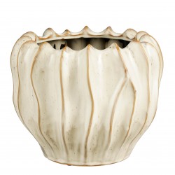Cache-Pot Thom Rond Blanc...