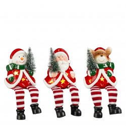 Sujet De Noël Assis Rebord...