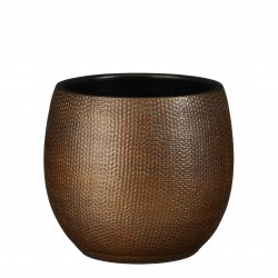 Cache-Pot Porto Rond Bronze...