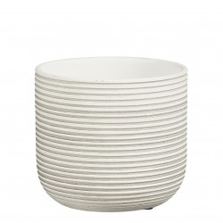 Cache-Pot Samuel Rond Blanc...