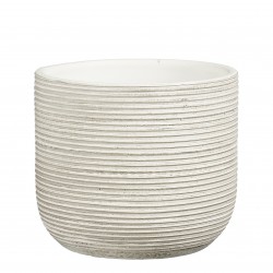 Cache-Pot Samuel Rond Blanc...