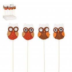 Pique Hibou Marron/Orange...