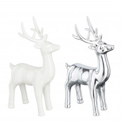 Renne Élégant Blanc/Argent...
