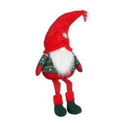 Gnome D'Angle Rouge/Vert En...