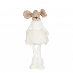 Souris Fourrure Blanc En...