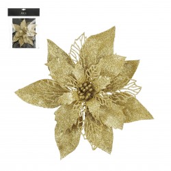 Clip Poinsettia Or En...