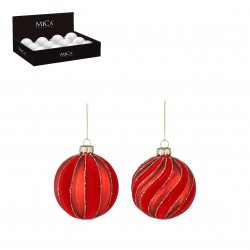 Boule Spirale Rouge En...