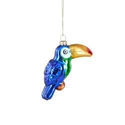 Toucan À Suspendre Bleu En...
