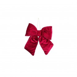 Noeud Dodu Velours Rouge En...