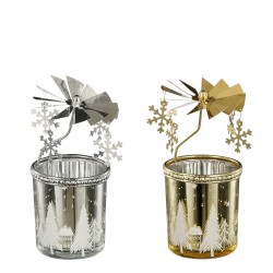 Photophore Éolienne Flocon...