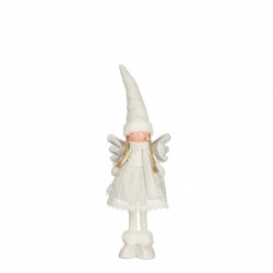 Ange Dentelle Debout Argent...