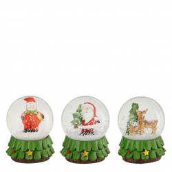 Boule À Eau Sapin Noël Vert...