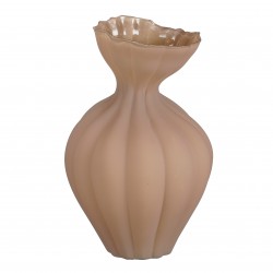 Vase Reye Brun En Verre...