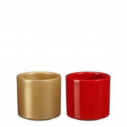 Cache-Pot Era Or/Rouge En...