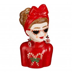 Cache-Pot Fille Funny Rouge...