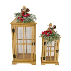 Lanterne + Sapin + Baies...